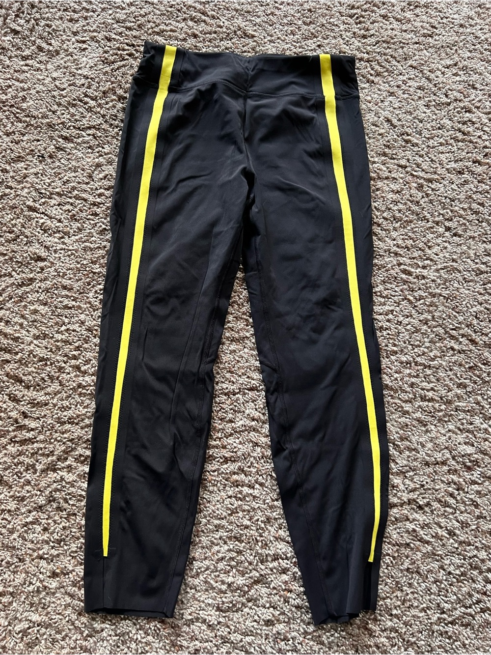 ZYIA Black Activewear Leggings with White Logo Tag
